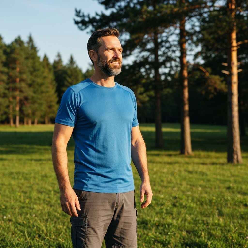 Balanced lifestyle for men over 40